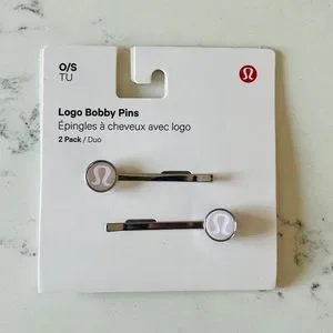 Lululemon Soft  Pink Logo Bobby-pins Lululemon Never Lost Keychain✨ DM for inquiries  main image 4